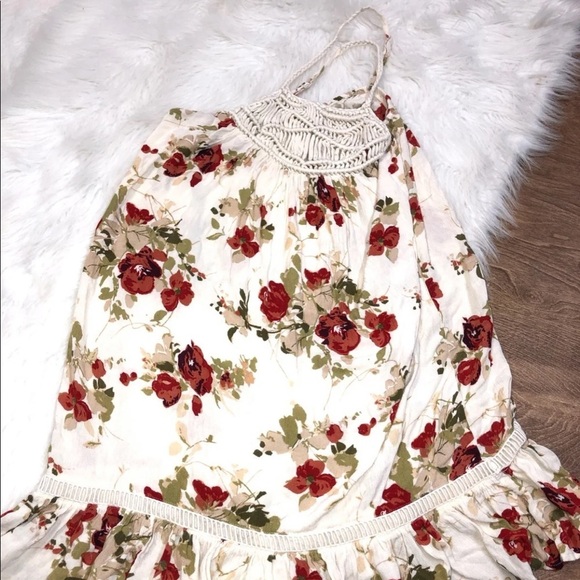 VOLCOM xsmall floral summer dress - Picture 3 of 5